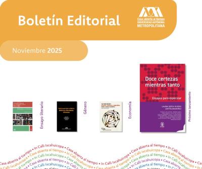 Boletín Editorial Libros UAM No. 52