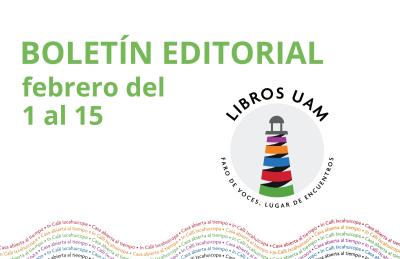 Boletín editorial LibrosUAM, núm. 38